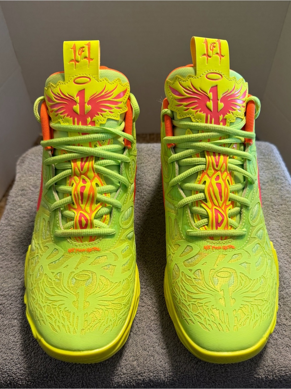 Synthetic Mesh Size 10.5 NWOT Puma MB.03 Basketball Shoes Lime Green